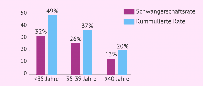 Imagen: Schwangerschaftsraten ICSI