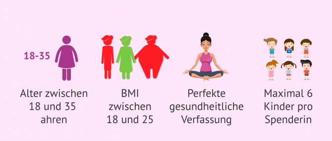 Imagen: Voraussetzungen bei Eizellspenderinnen