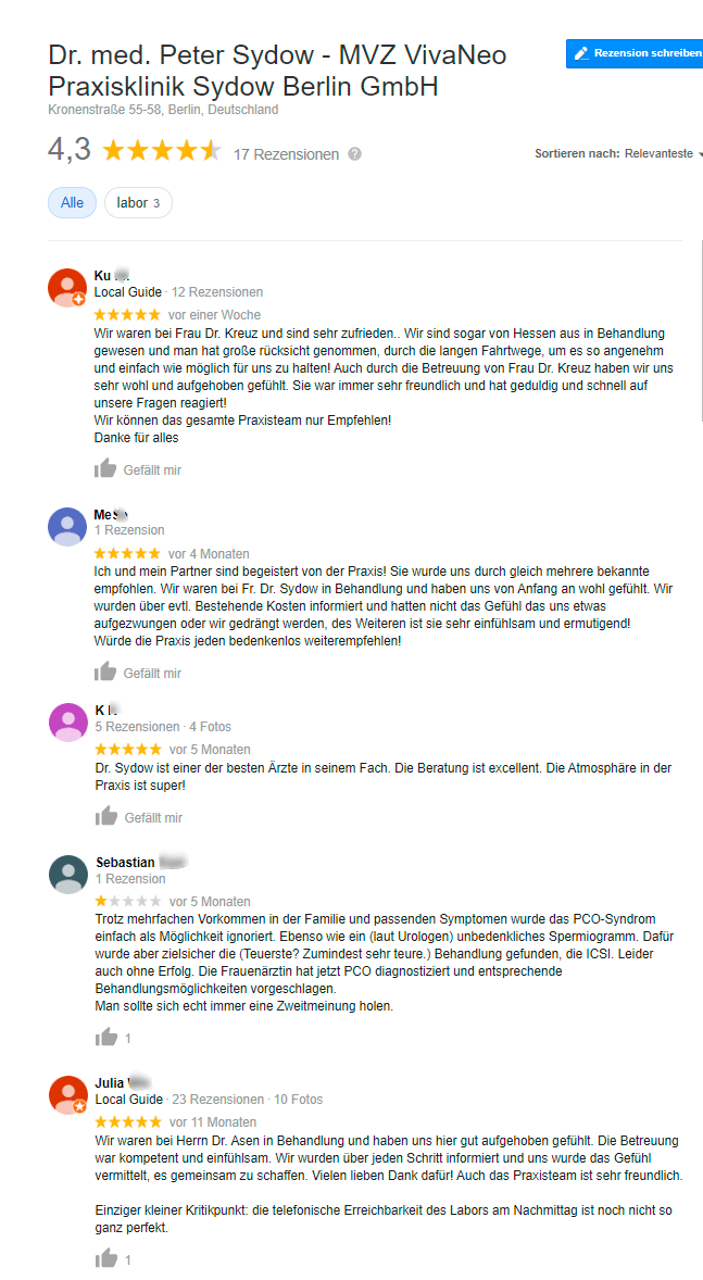Imagen: Praxisklinik Sydow Erfahrungen