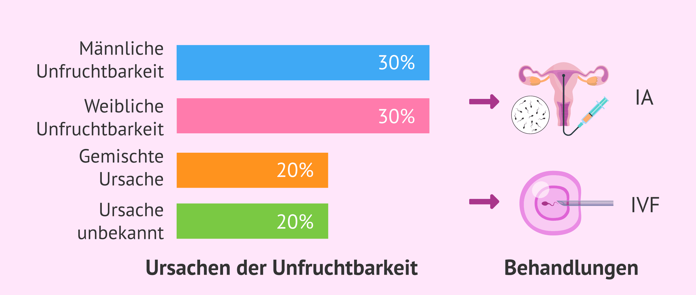 Imagen: Fruchtbarkeitsbehandlungen und Ursachen der Unfruchtbarkeit