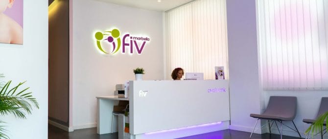 Imagen: Eingangsbereich von Ovoclinic Malaga