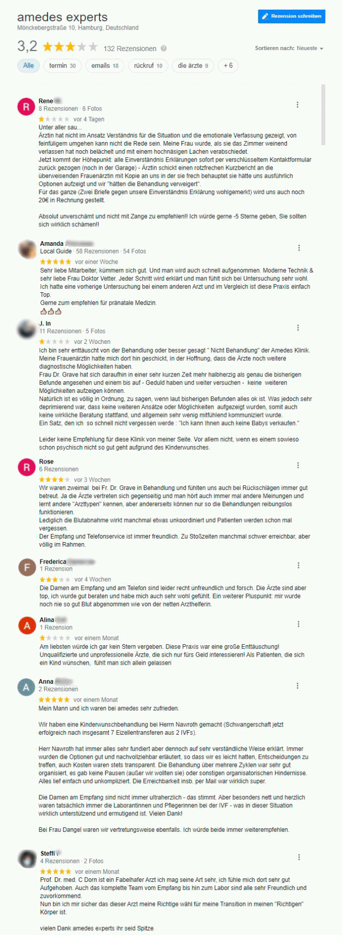 Imagen: Bewertungen zu Amedes Experts Hamburg