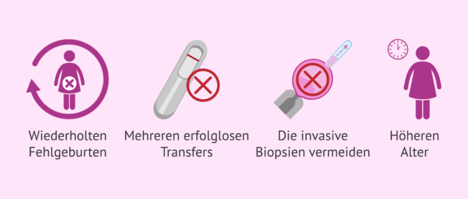 Imagen: Indikationen für den nicht-invasiven Präimplantations-Test